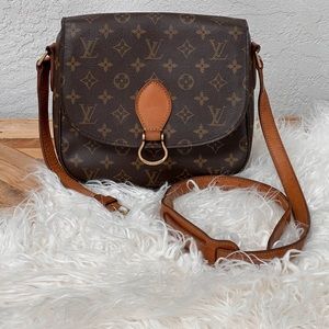 Louis Vuitton Saint Cloud GM-Largest Size Shoulder to Crossbody Style Handbag